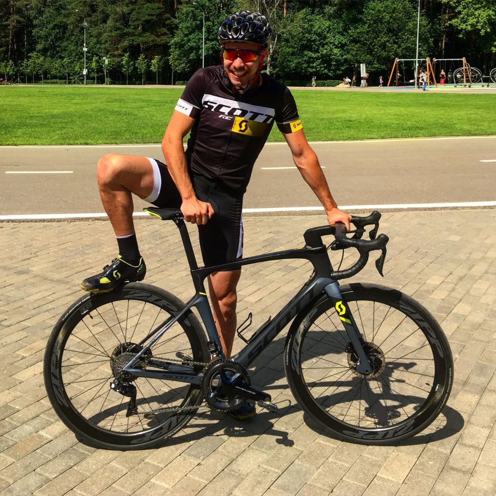 Александр Поляков - тренер по велоспорту