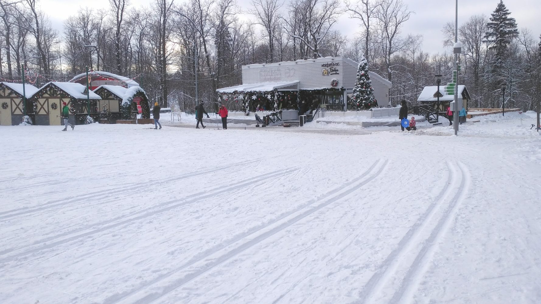 Новый год и Рождество на лыжной трассе им.Ларисы Лазутиной, Одинцово